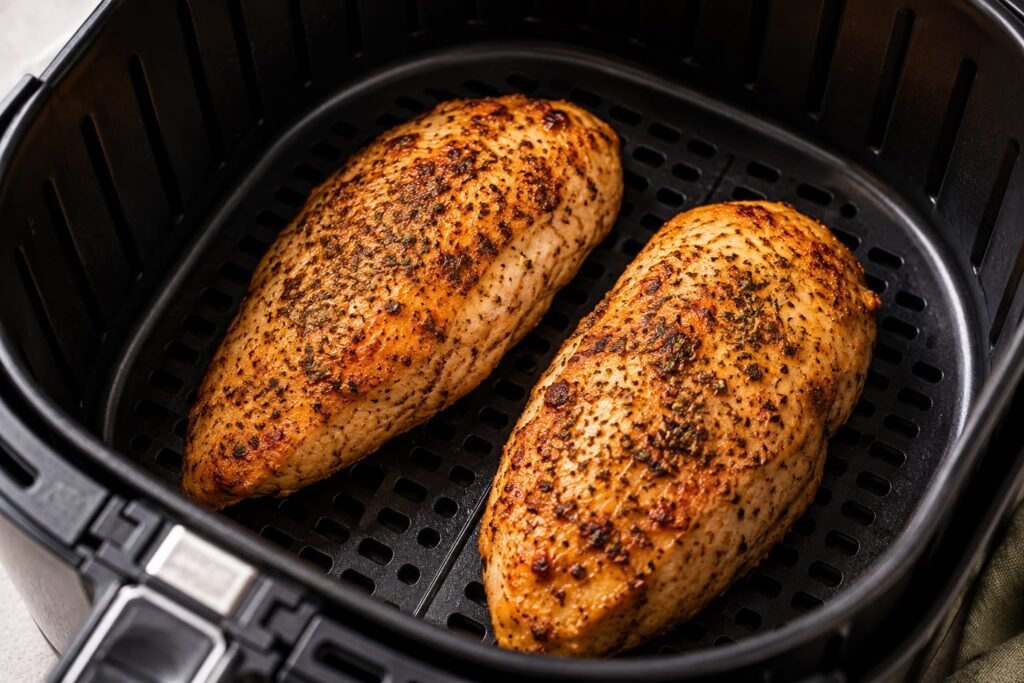 Petto di pollo in friggitrice ad aria